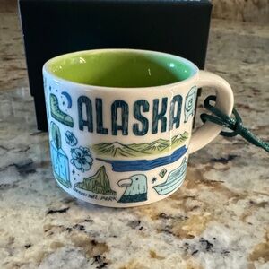 Starbucks Alaska Mug with Green Interior